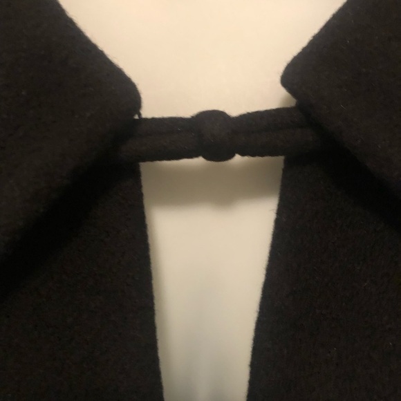 VTG 100% Cashmere One Button Coat Sz. L Tailored Union Made Lined Soft Cozy Warm - Picture 5 of 11